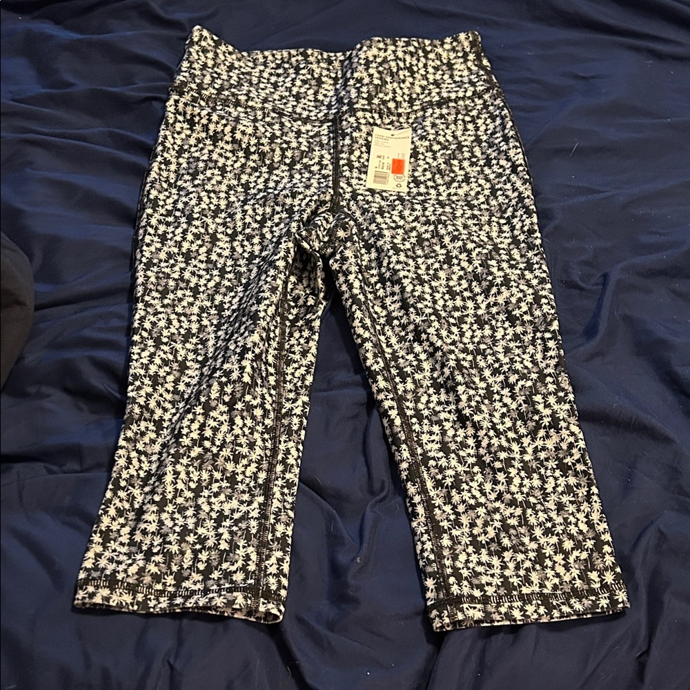 3 marked items for $40 Jockey Black and White Capris NWT
